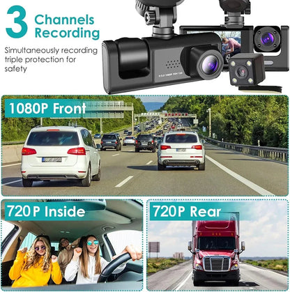 1080P Dvr 3 Dash Cam for Cars